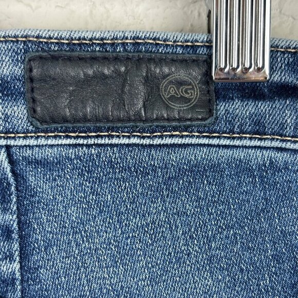 Anthropologie AG Adriano Goldschmied Stevie Ankle High Rise Slim Straight Jeans - Picture 6 of 11